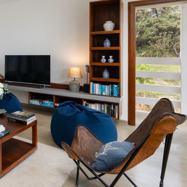 Relaxing areas at Villa Tanderra Tangalle Sri Lanka